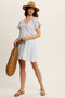 Lace Trim Babydoll Mini Dress