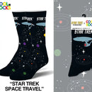 Star Trek Space Travel - Mens Crew Socks