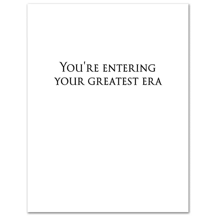 Taylor Greatest Era Birthday Card