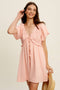 Lace Trim Babydoll Mini Dress
