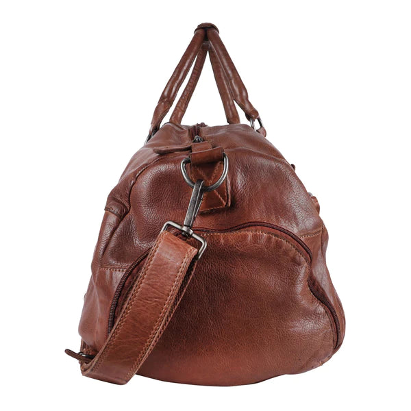 Charleston Leather Duffel Bag