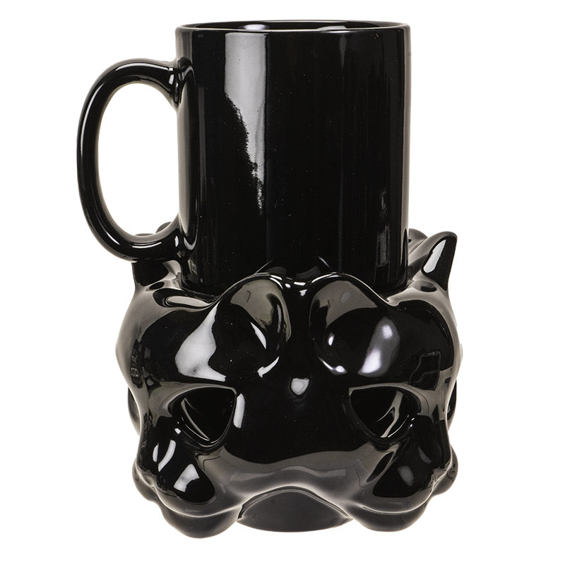 Black Cat Mug with Tea Light Warmer