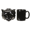 Black Cat Mug with Tea Light Warmer