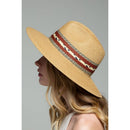Braided Trim Panama Hat