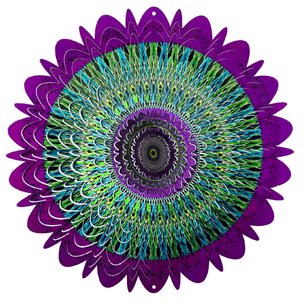 12' Galactic Mandala Wind Spinner