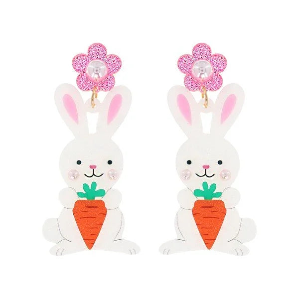 Acrylic Rabbit Earrings