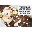 Thank God You're Home, Look At What Antifa Did! Magnet