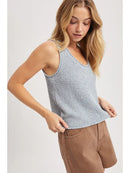 Textured Sweater Tank