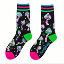 Funky Fungi UV Reactive Crew Socks