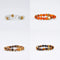 Gemstones Natural Cut/Faceted Elastic Ring