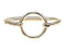 Circular Metal Bangle Bracelet
