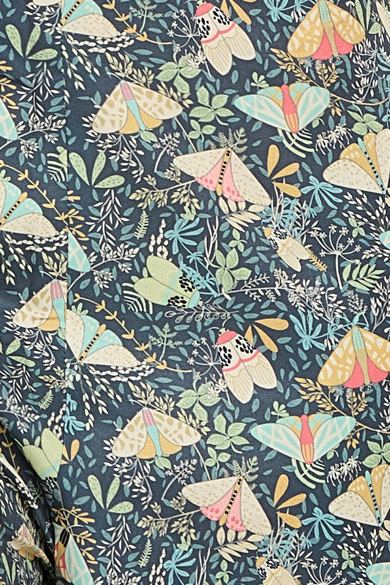 Moth Floral Print Pants