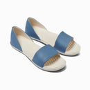 Women's Friday Flat- Dusty Blue/Bone