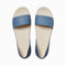 Women's Friday Flat- Dusty Blue/Bone