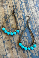 Cody Earrings Turquoise