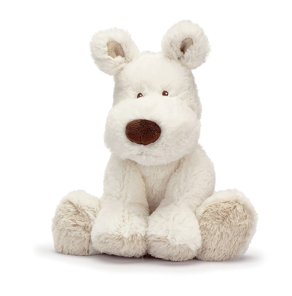 Medium Teddy Cream Dog White
