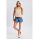 Floral Embroidered Shorts
