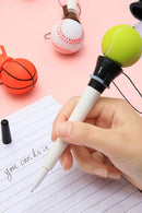 Sports Ball Bouncing Ejection Pen