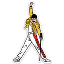 Freddie Mercury Yellow Suit Die Cut Sticker