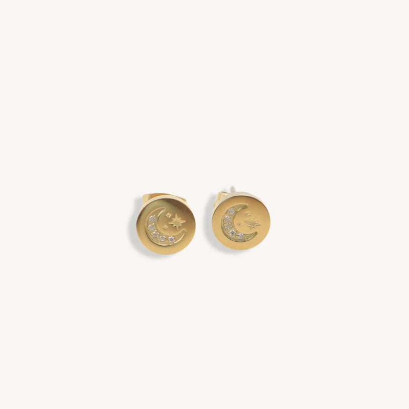 Lunar Stud Earrings