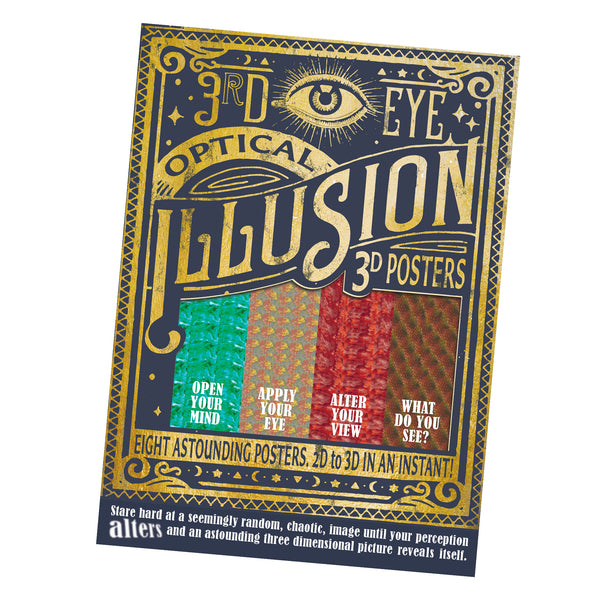 Optical Illusion 3D Posters