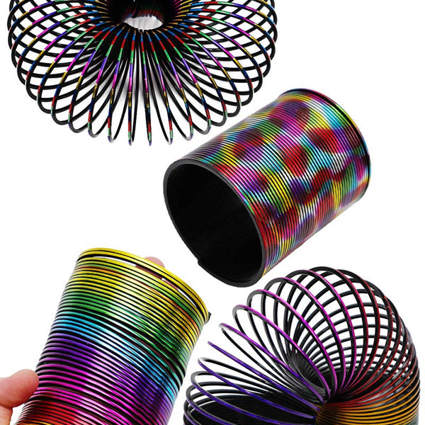 Metallic Rainbow Ombre Magic Slinky Toy – Sunbeam General Store