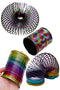 Large Metallic Rainbow Ombre Magic Slinky Toy