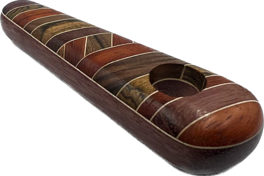 American Made 4.3" Wooden Hand Pipe