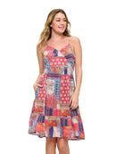 Flowy Bohemian Ruffled Dress