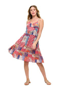 Flowy Bohemian Ruffled Dress