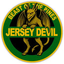 Jersey Devil Highway Sign Sticker