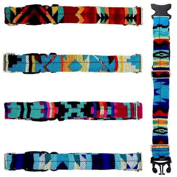 Tribal Pattern Ecuadorian Pet Dog Collar (small)