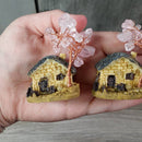 Crystals Tree with Fairy House