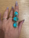 Triple Stacked Sterling Silver Ring