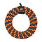 Orange braided ring toy
