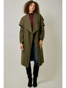 Shawl Collar Long Coat