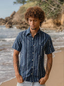 Shadow Delta Mens Short Sleeve Button Down - Organic Cotton