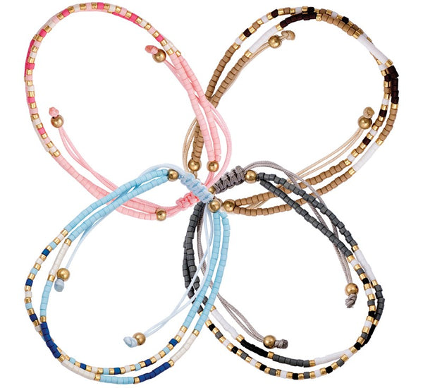 2 Strand Miyuki Beaded Bracelet