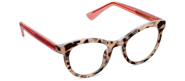 Tribeca - Gray Tortoise/Coral Peepers