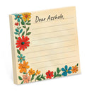 Dear Asshole- Funny Sarcastic Sticky Note Pad