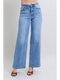 Judy Blue High Waisted Vintage Wash Retro Wide Leg