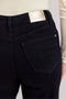 Judy Blue HW Retro Wide Leg Black Denim Jeans