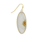 Delicate Daisy Dried Flower Earrings