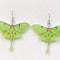 Acrylic Luna Moth Earrings Transformation, Regeneration Gift