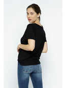 Casual Slubby Relaxed Fit Tee