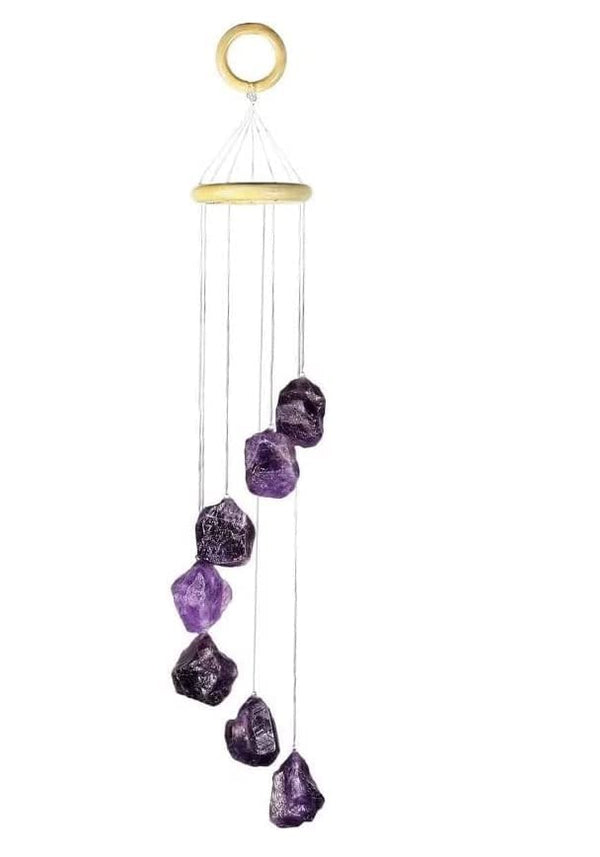 7 Piece Amethyst Point Mobile