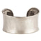 Silver Hammered Bunch Cuff Bracelet