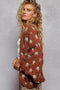 Contrast Crochet Cardigan Top