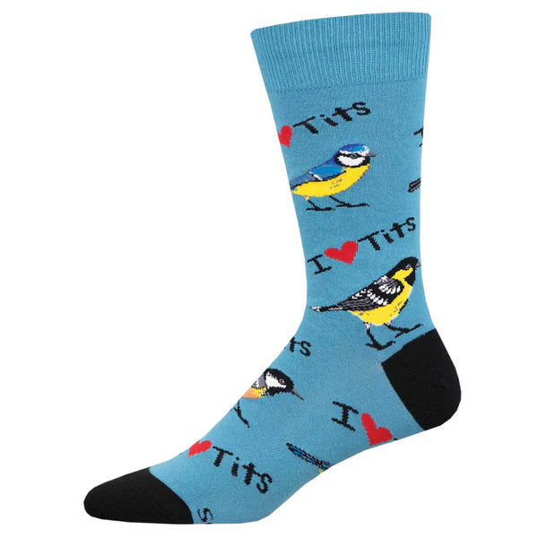 I Heart Tits Men's Socks I