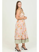 Peek A Boo Tiered Maxi Dress